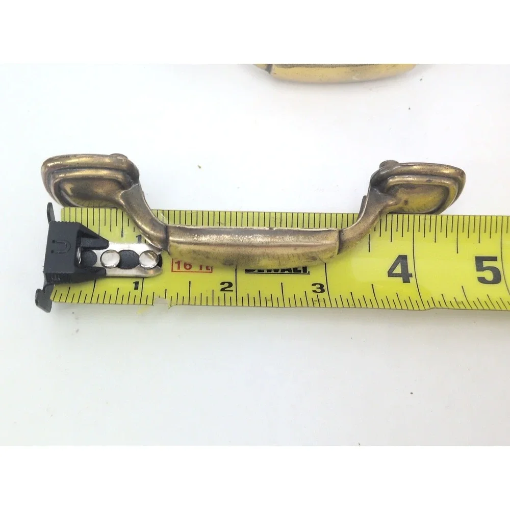 6 Keeler Brass Co N13344 Cabinet Drawer 1950s Pull Handle 3
